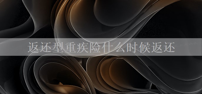 返还型重疾险什么时候返还