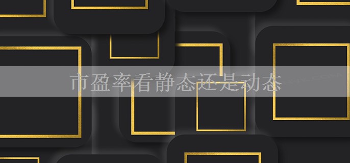 市盈率看静态还是动态