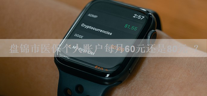 盘锦市医保个人账户每月60元还是80元？