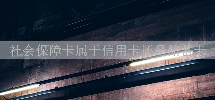 社会保障卡属于信用卡还是储蓄卡