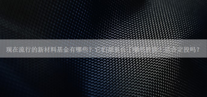 现在流行的新材料基金有哪些？它们都重仓了哪些股票？适合定投吗？