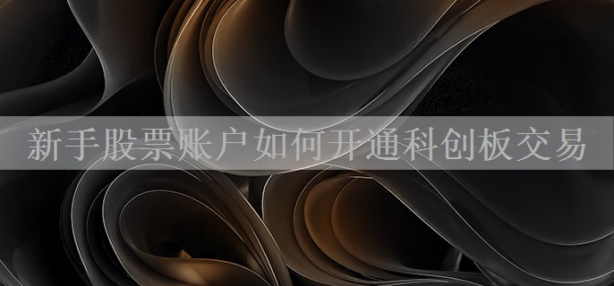 新手股票账户如何开通科创板交易